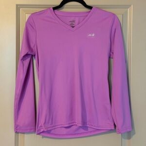 Avia Lavender V-Neck Top
